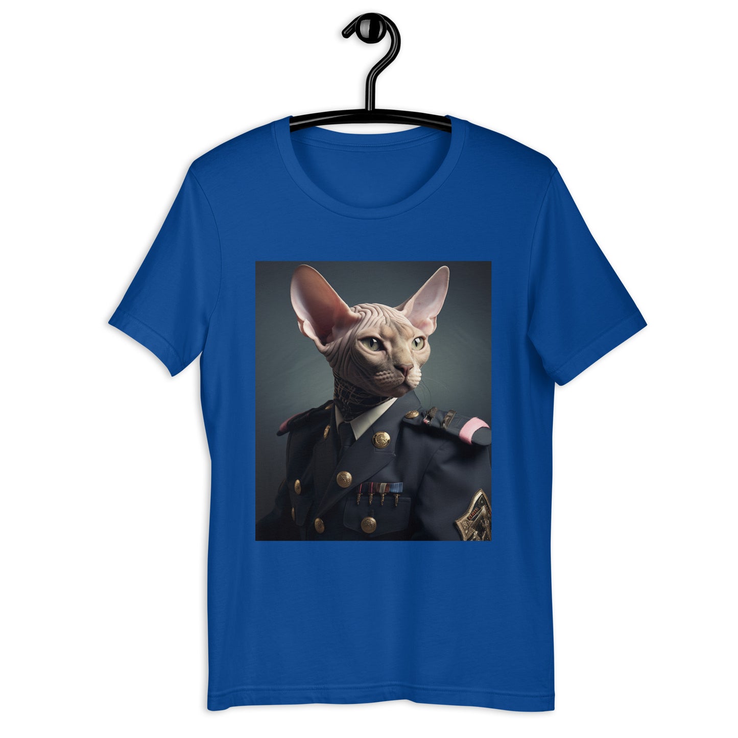 Sphynx Air Force Officer Unisex t-shirt