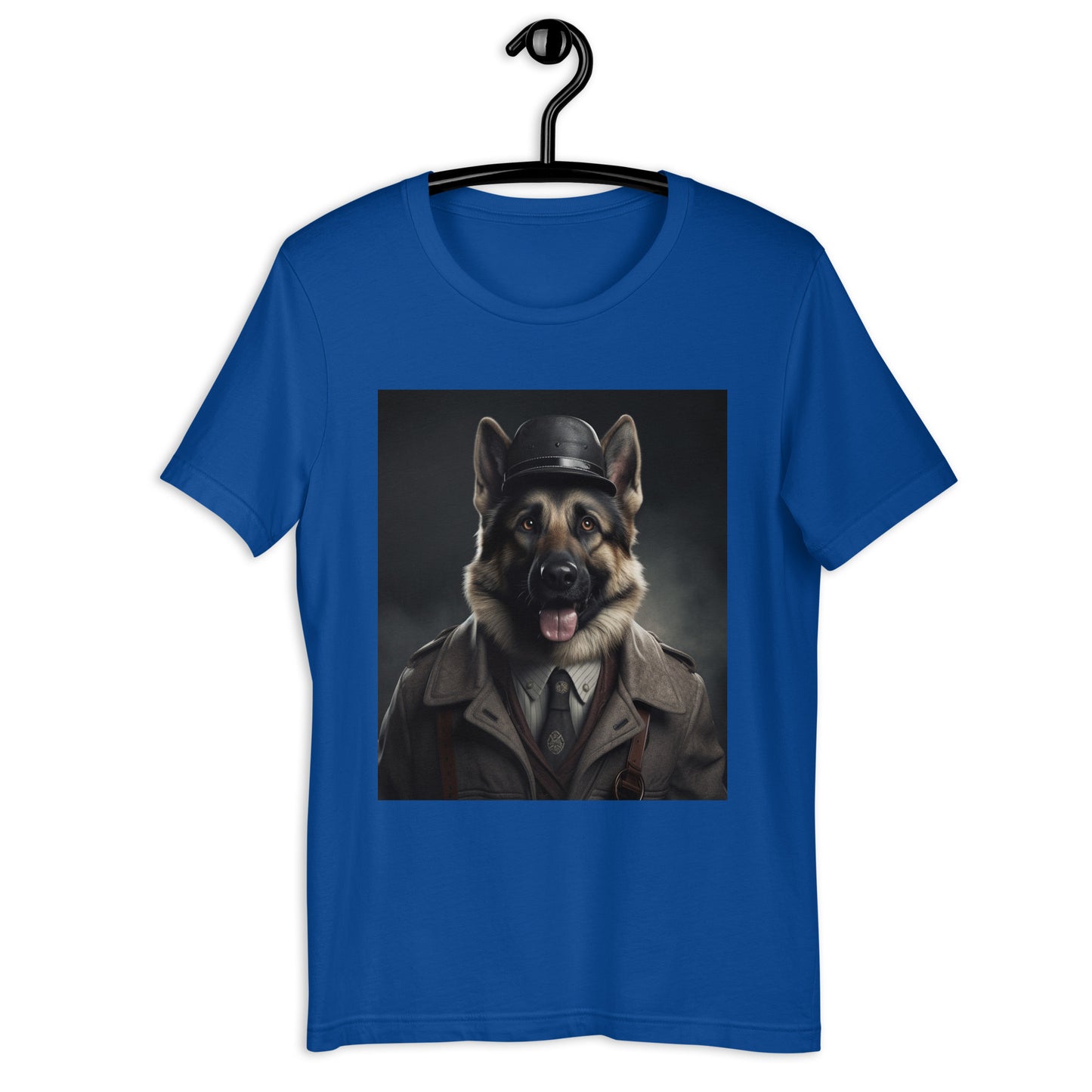 German Shepherd Detective Unisex t-shirt