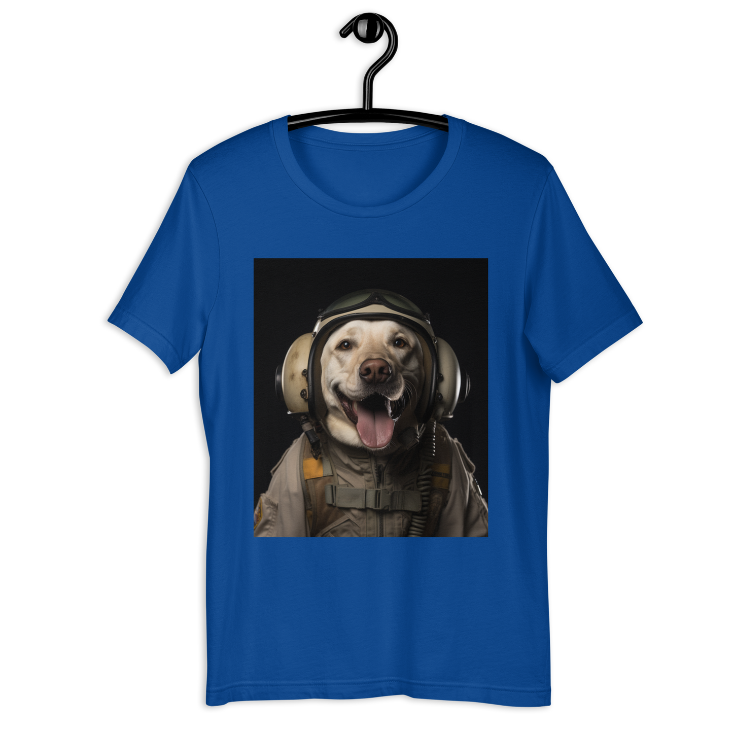 Labrador Retriever Military Person Unisex t-shirt