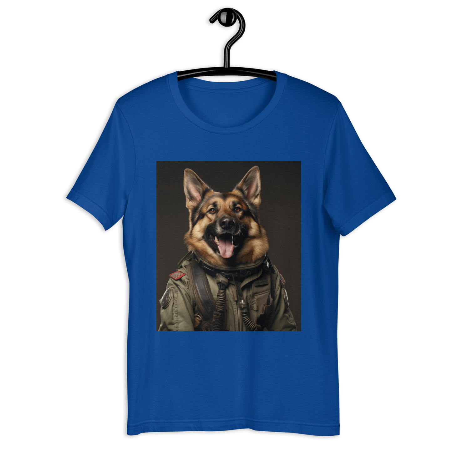 German Shepherd Military Person Unisex t-shirt