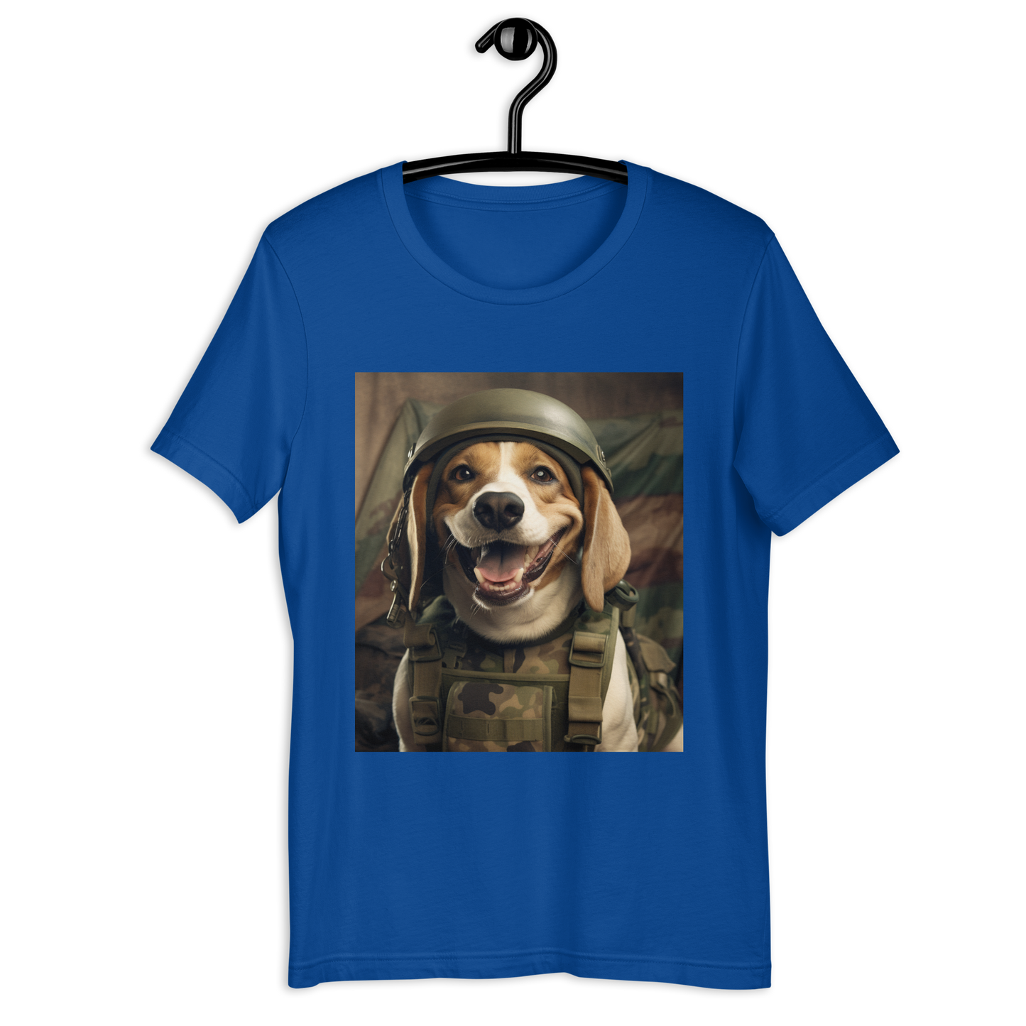 Beagle Military Person Unisex t-shirt