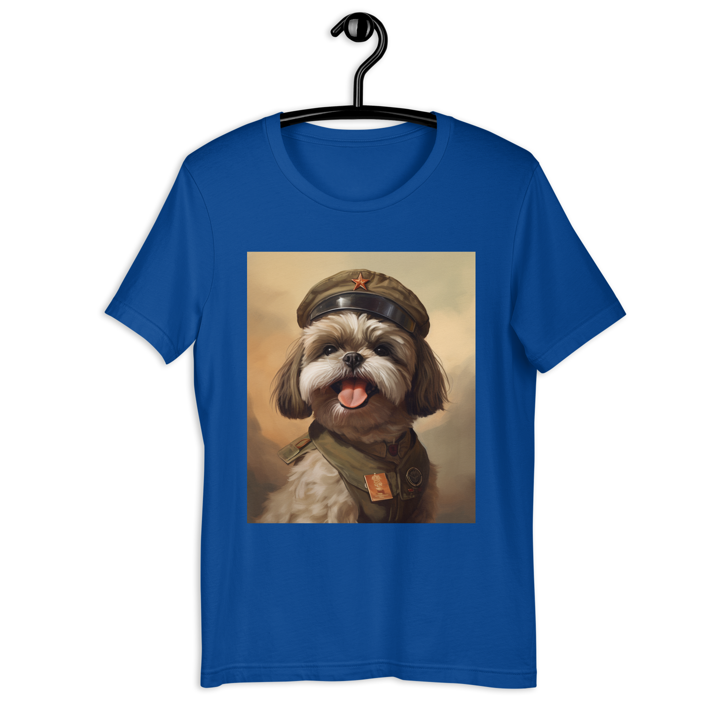 Shih Tzu Military Person Unisex t-shirt