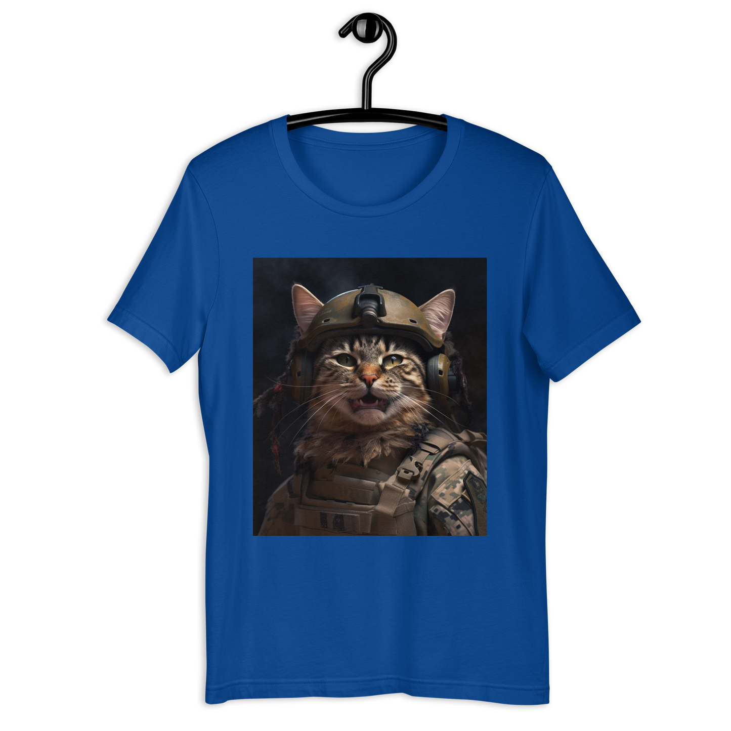 Maine Coon Military Person Unisex t-shirt