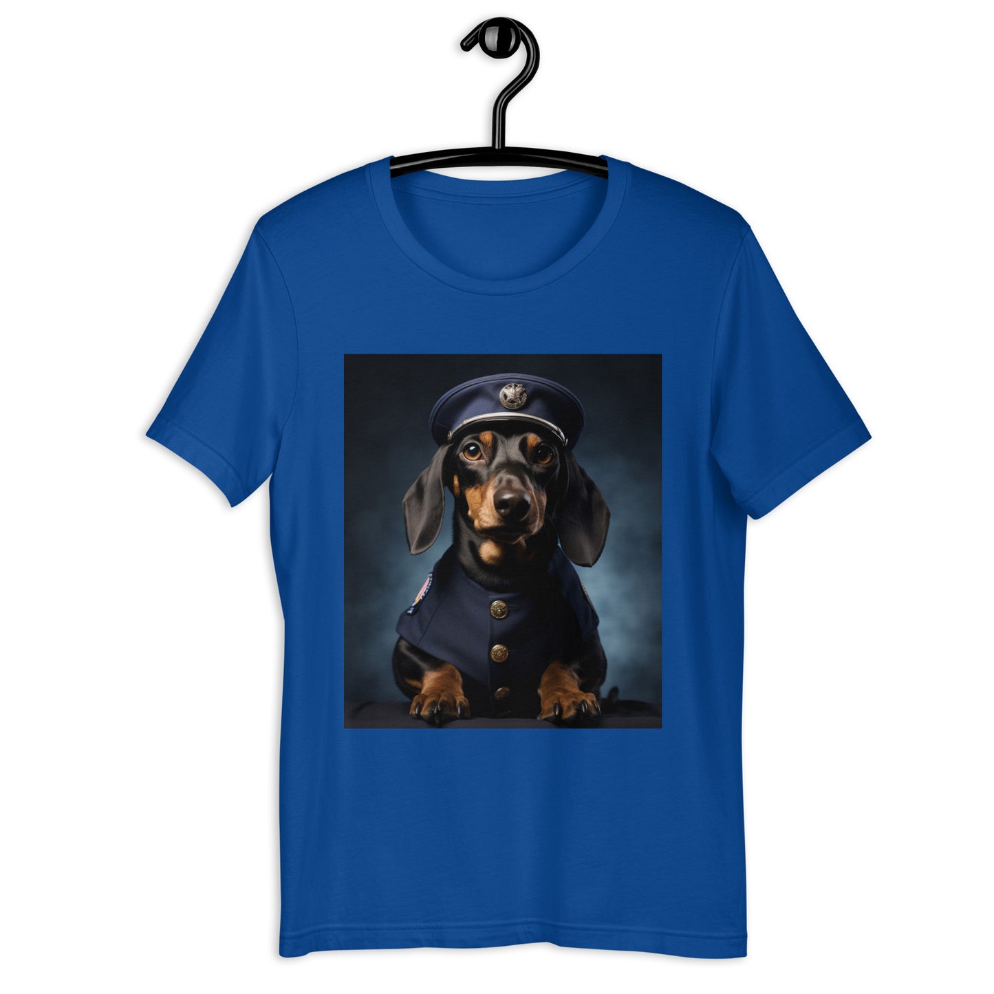 Dachshund Police Officer Unisex t-shirt