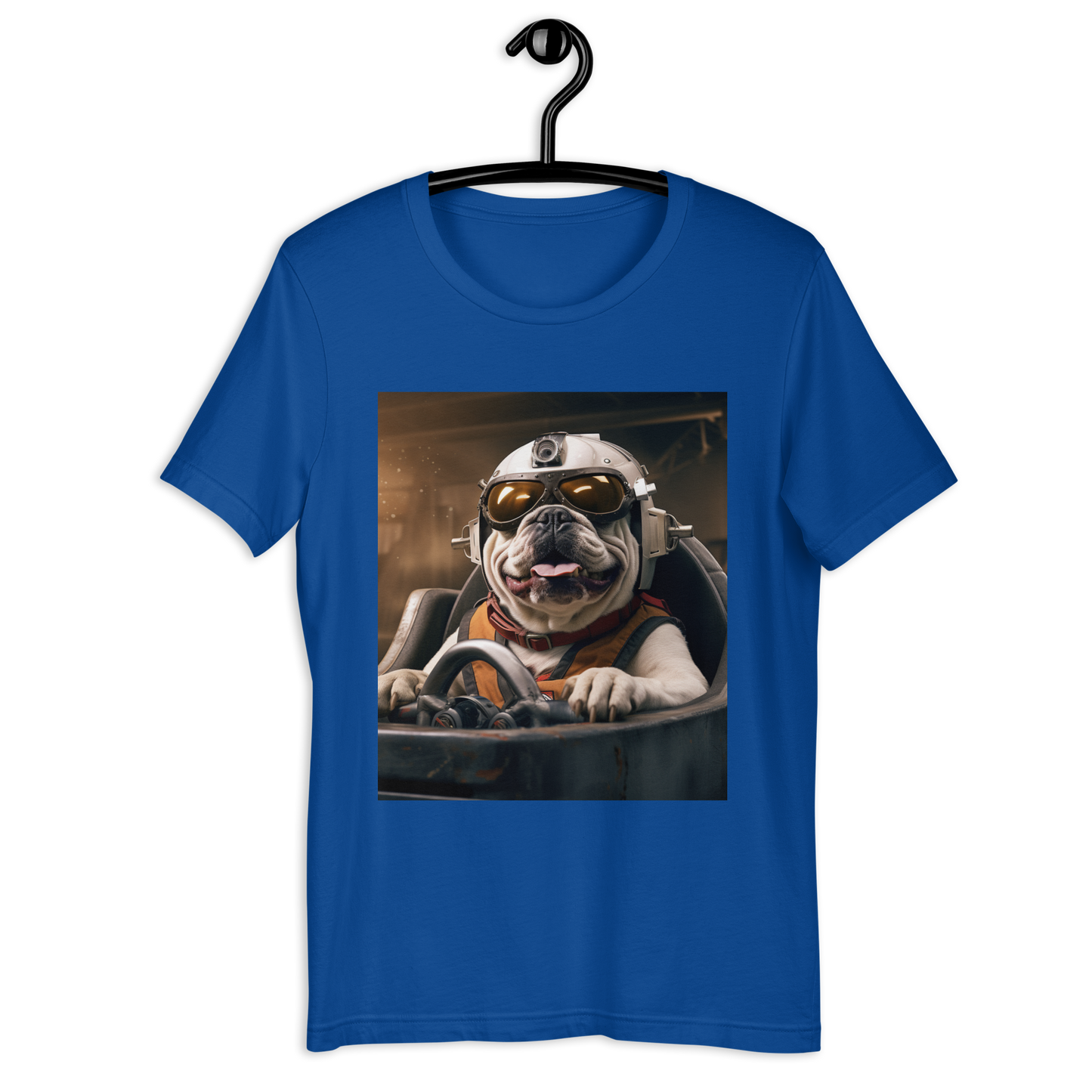 Bulldog F1 Car Driver Unisex t-shirt