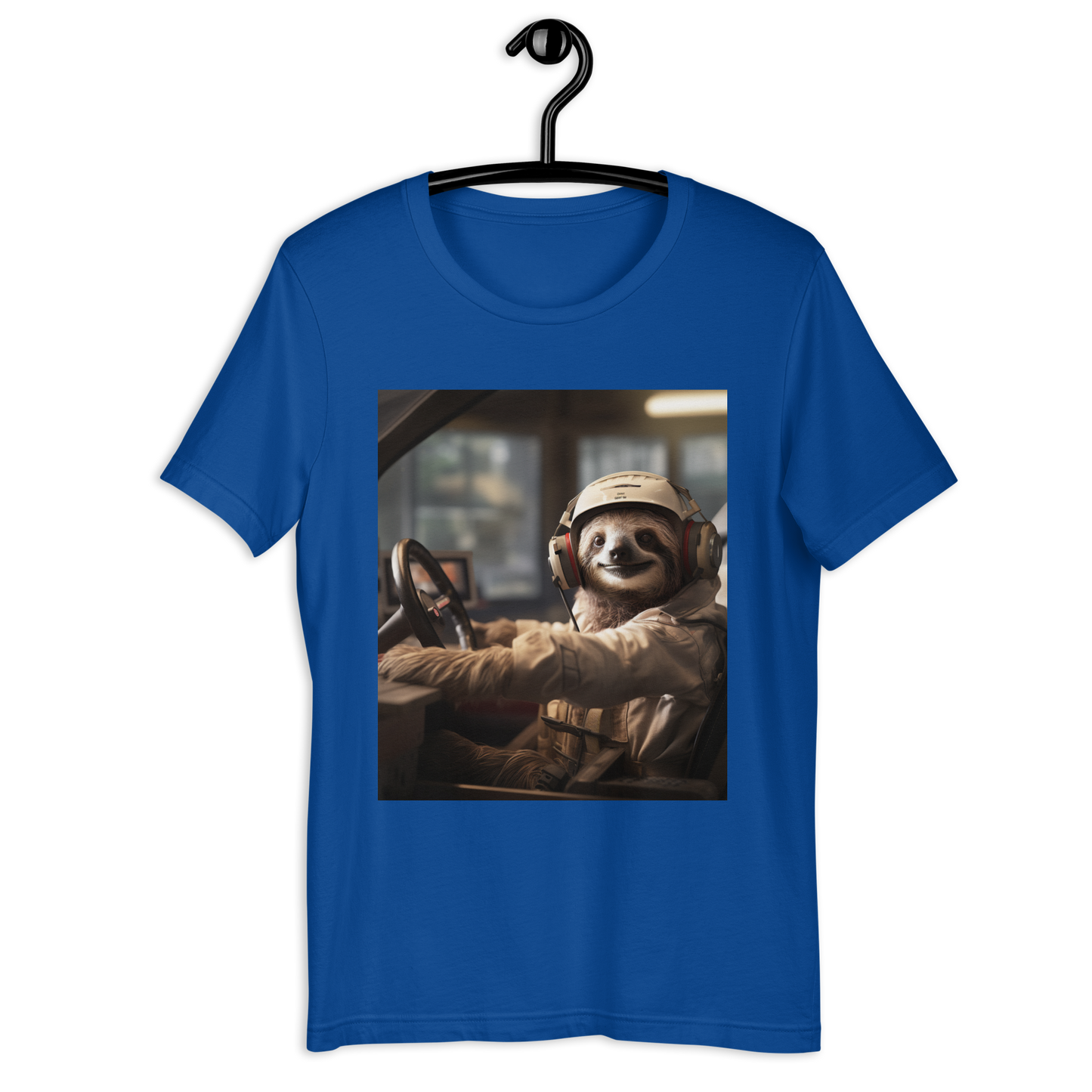 Sloth F1 Car Driver Unisex t-shirt