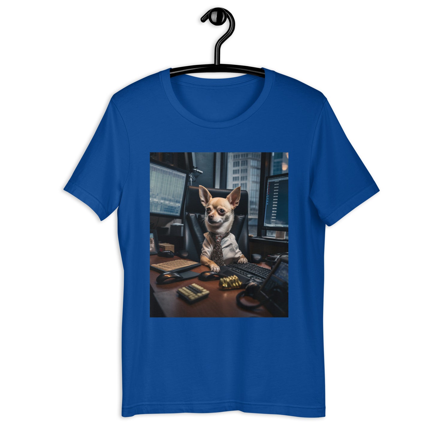 Chihuahua Stock Trader Unisex t-shirt