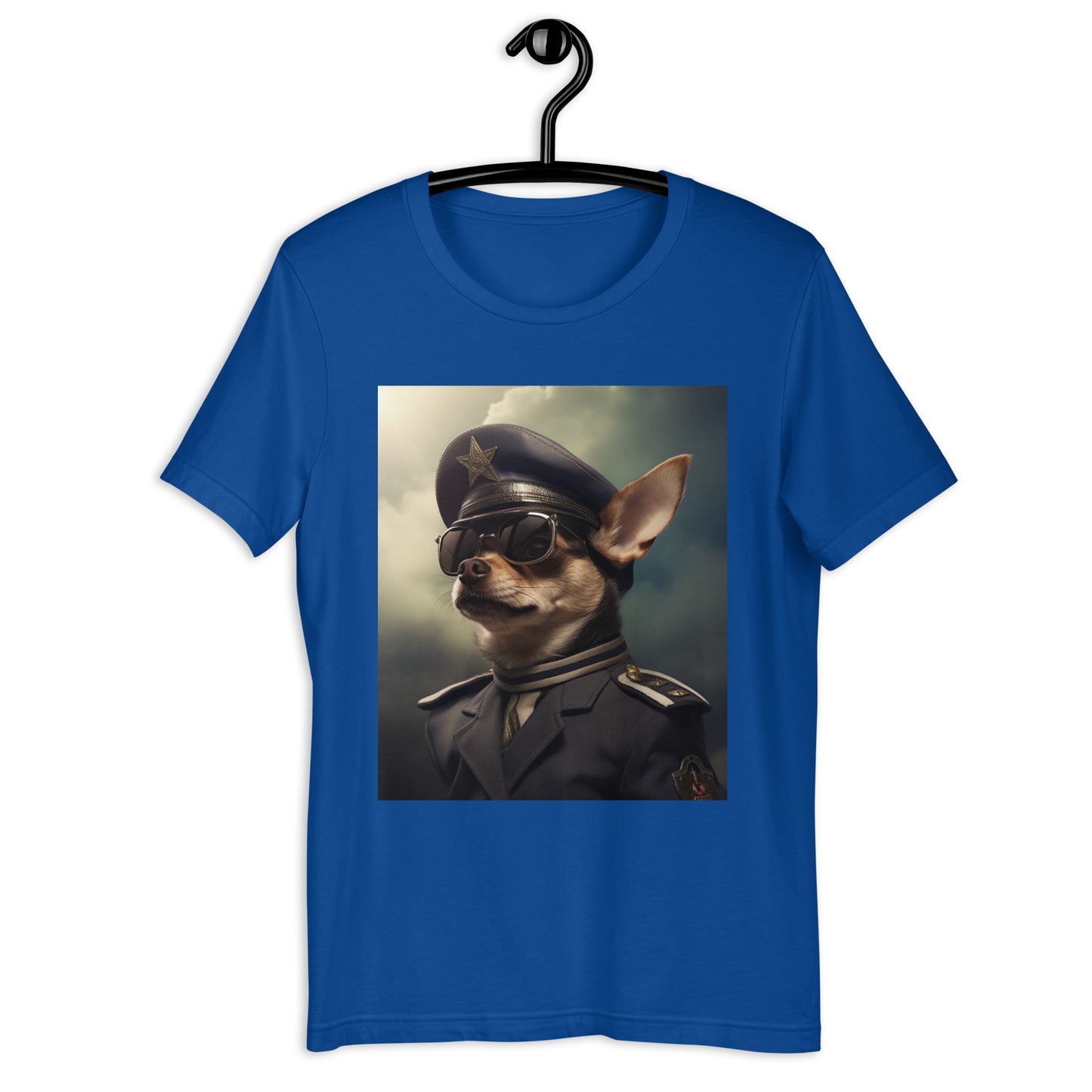 Chihuahua Air Force Officer Unisex t-shirt