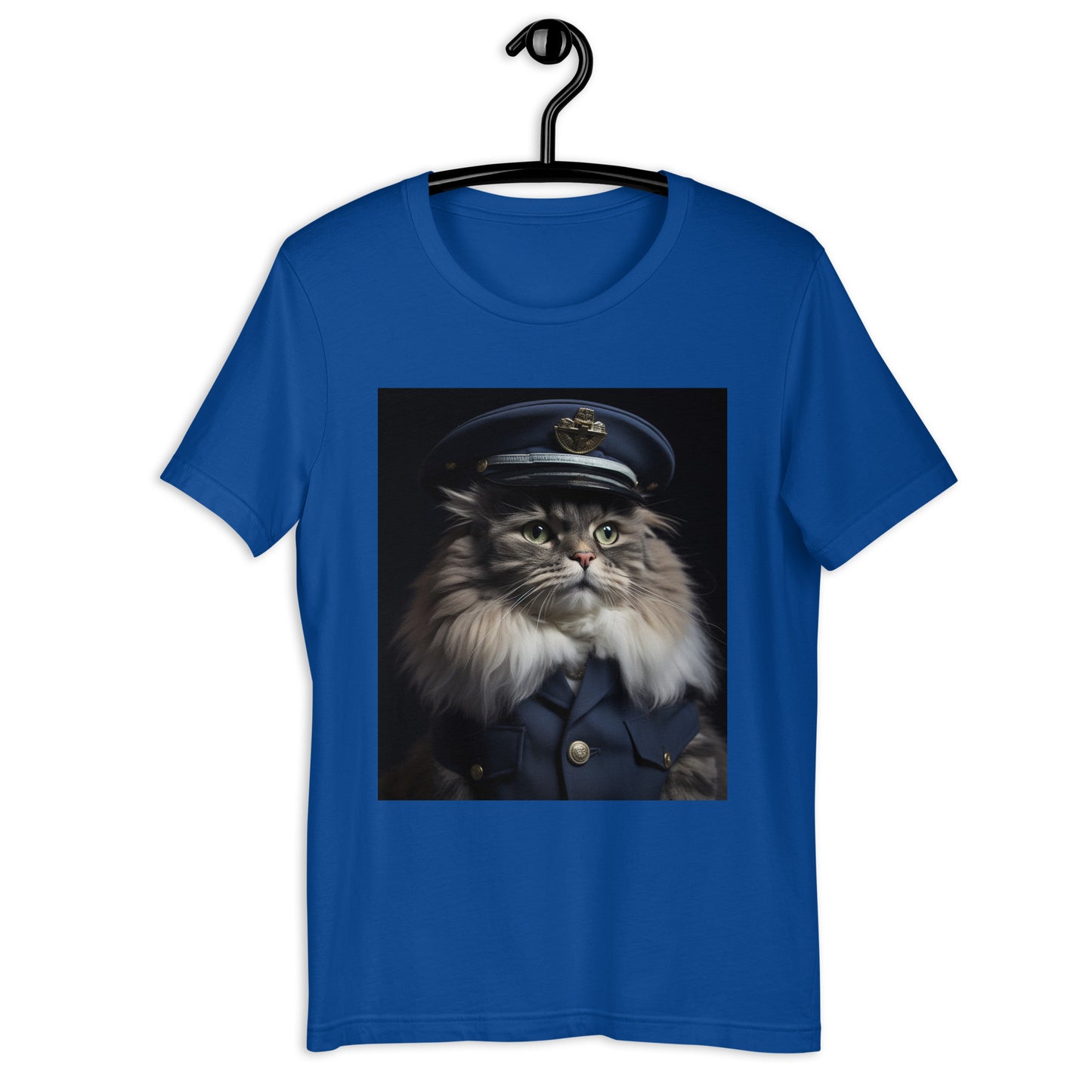 Maine Coon Air Force Officer Unisex t-shirt