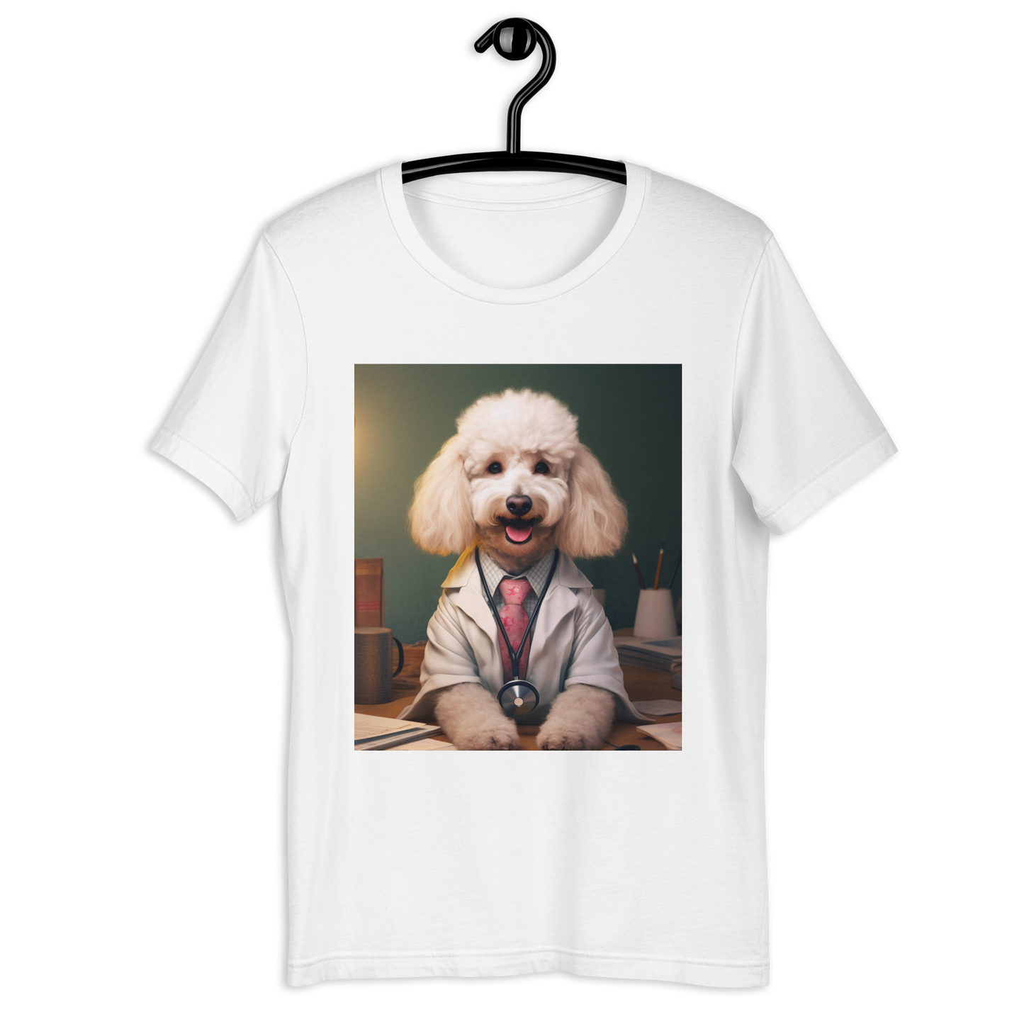 Poodle Doctor Unisex t-shirt