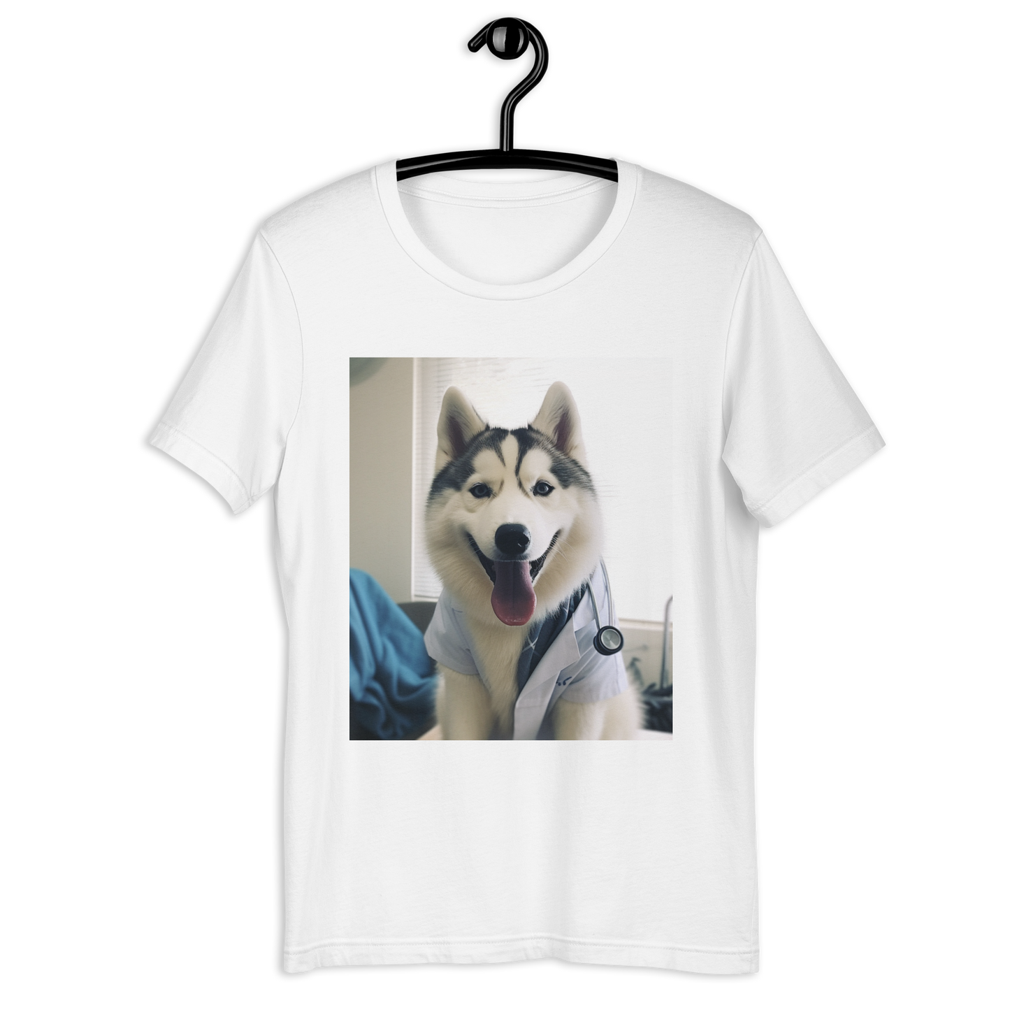 Siberian Husky Doctor Unisex t-shirt