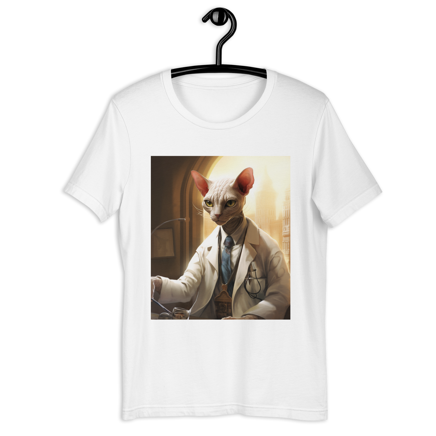 Sphynx Doctor Unisex t-shirt