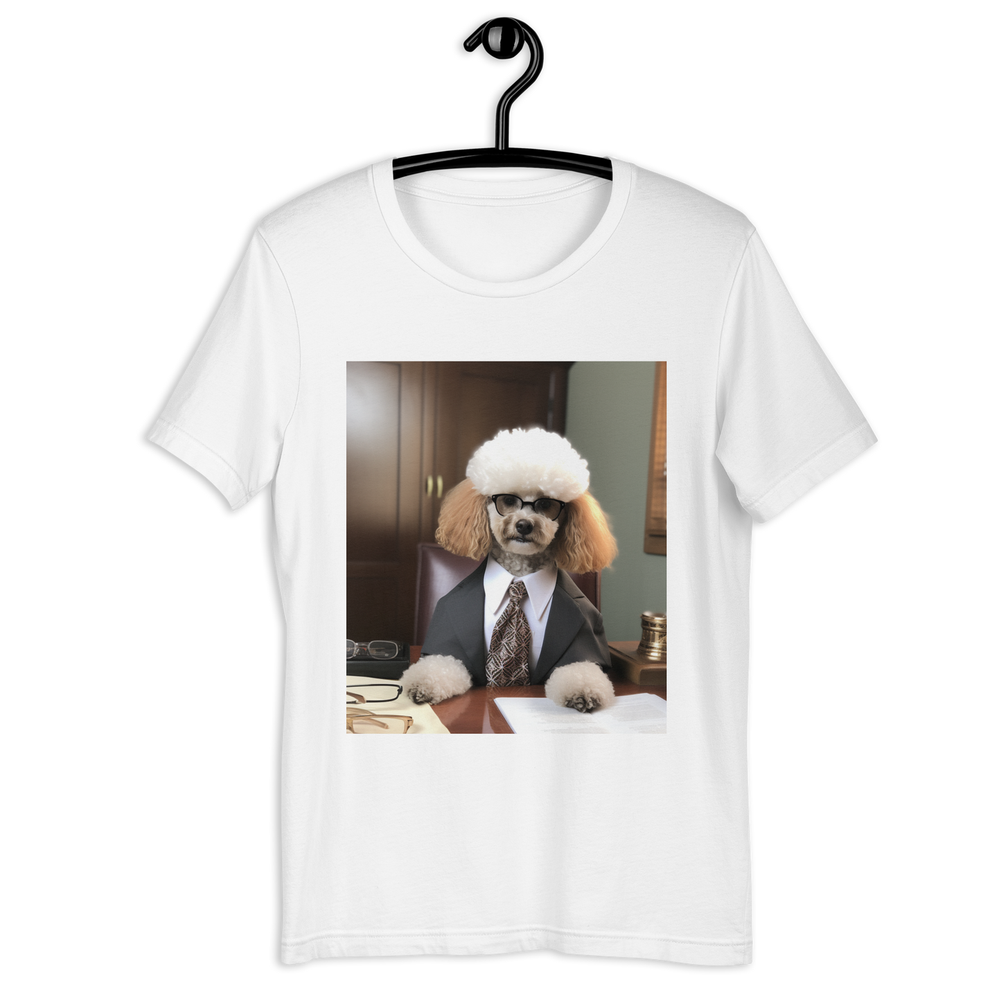 Poodle Lawyer Unisex t-shirt