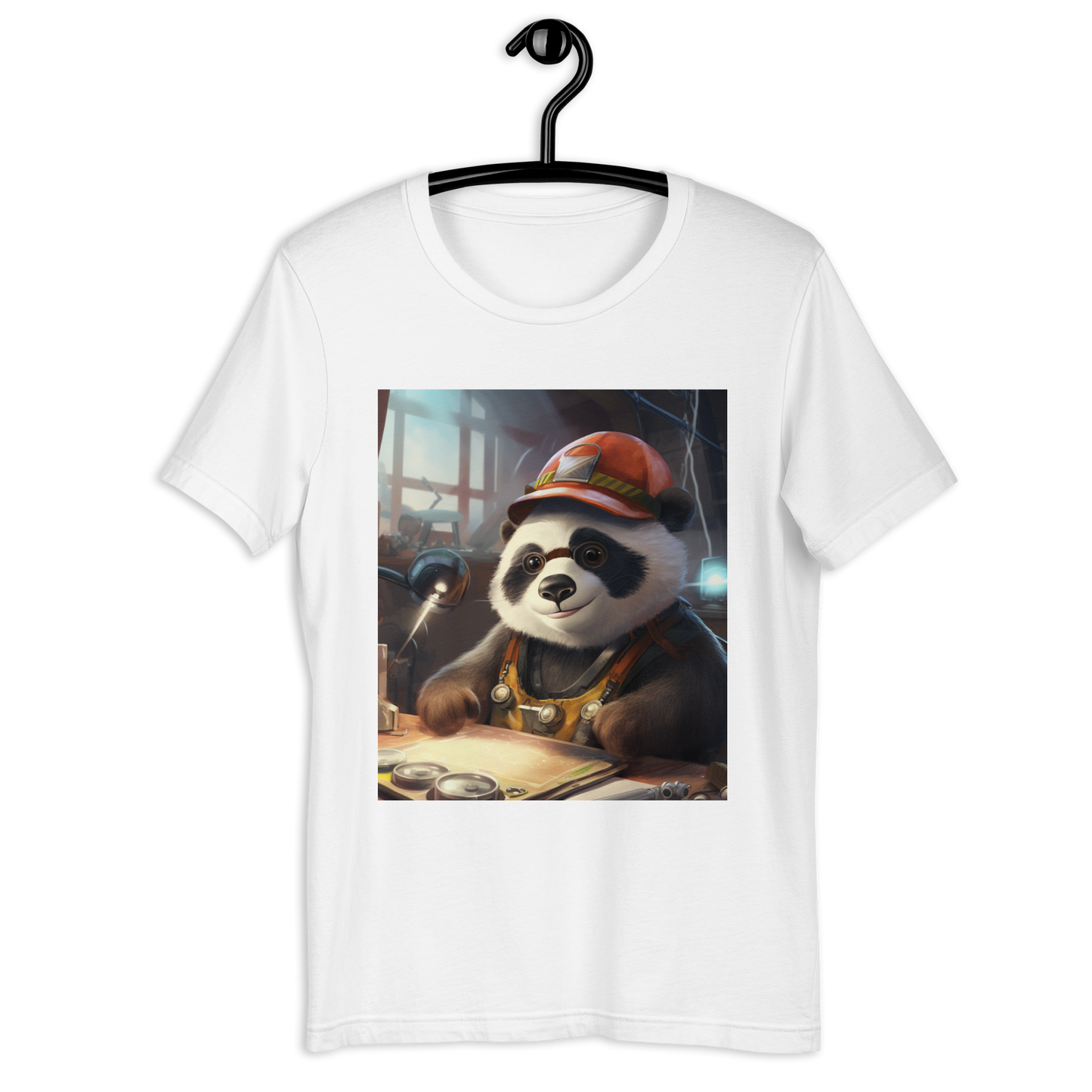 Panda Engineer Unisex t-shirt