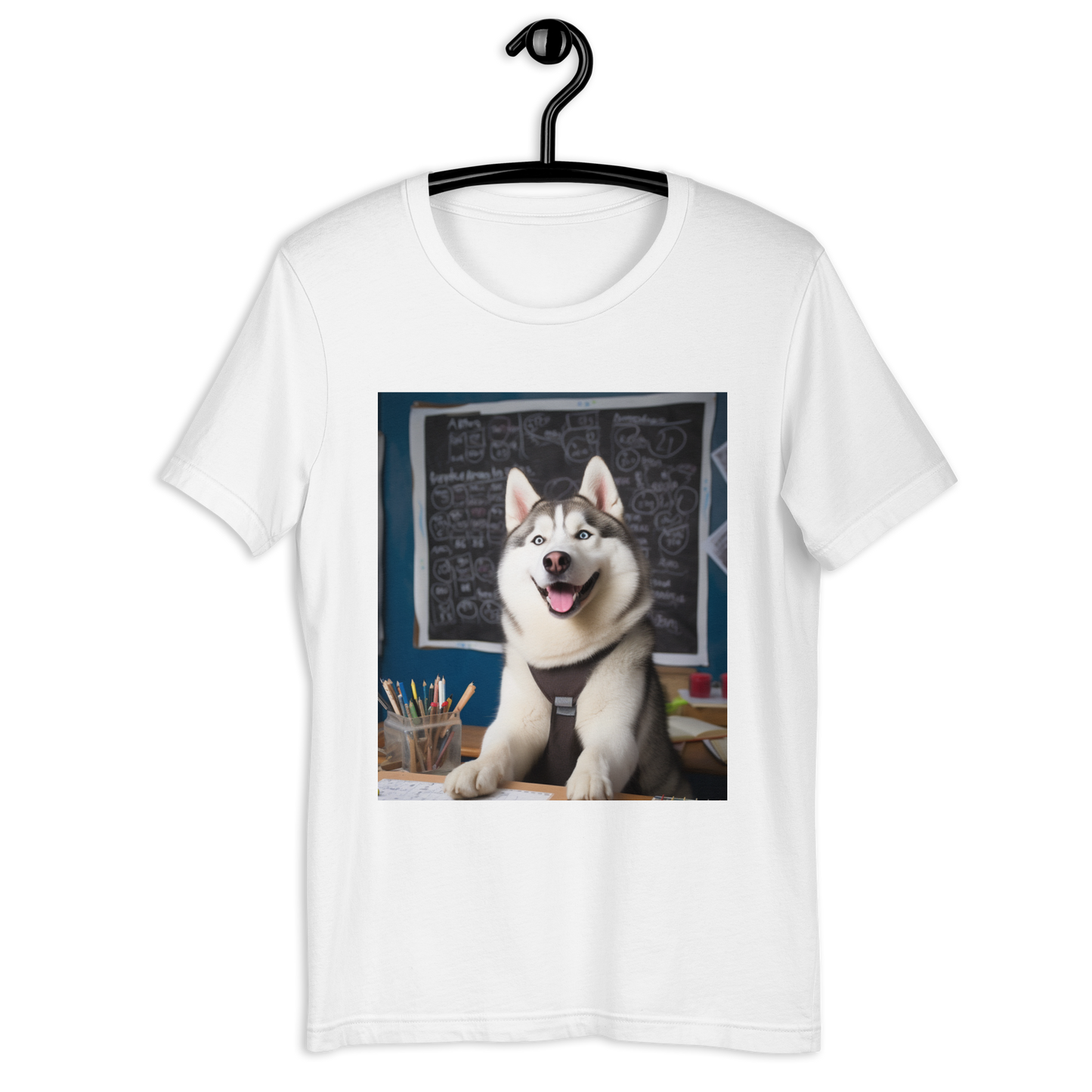 Siberian Husky Teacher Unisex t-shirt