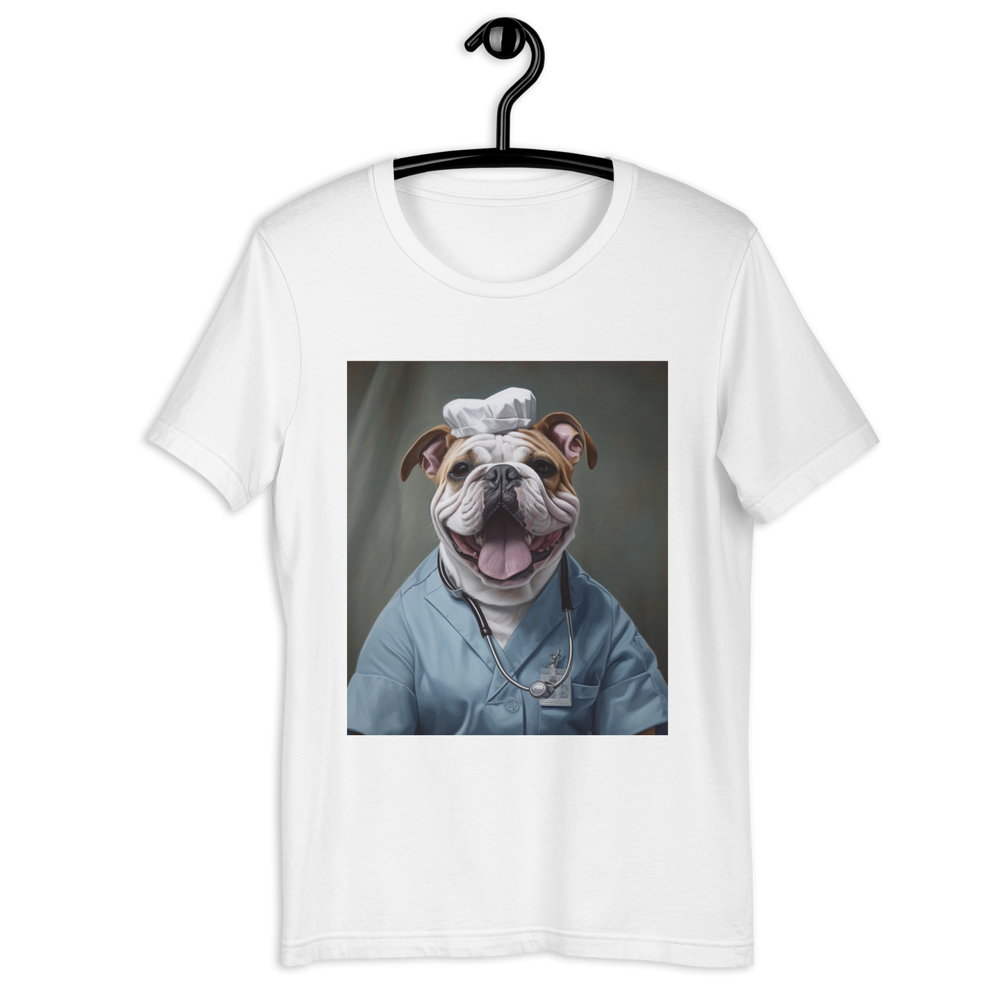 Bulldog Nurse Unisex t-shirt