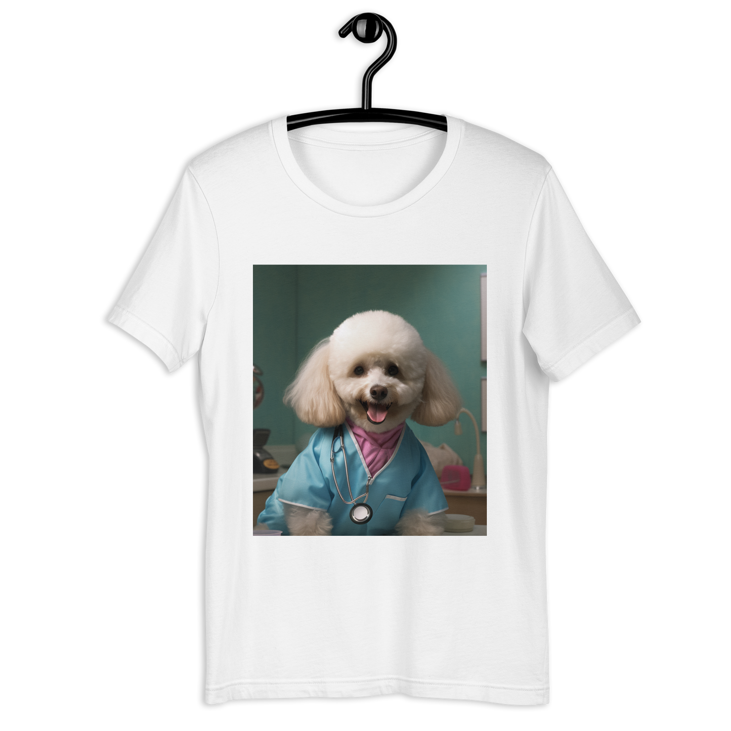 Poodle Nurse Unisex t-shirt