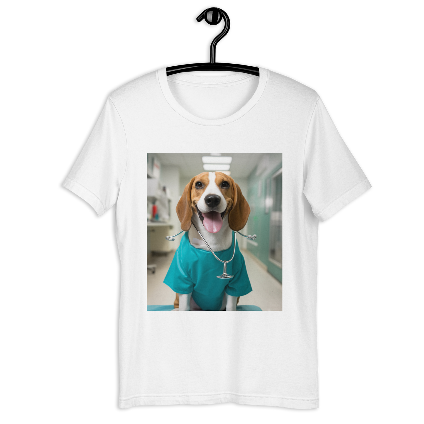 Beagle Nurse Unisex t-shirt