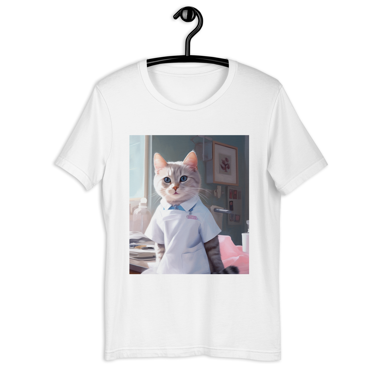 Domestic Shorthair Nurse Unisex t-shirt