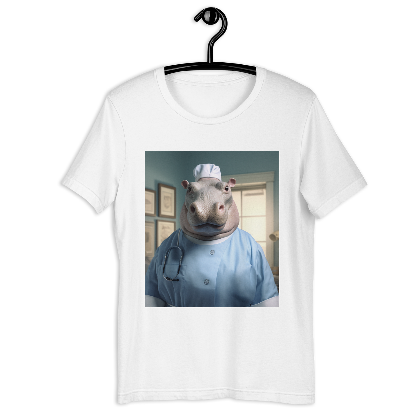 Hippo Nurse Unisex t-shirt