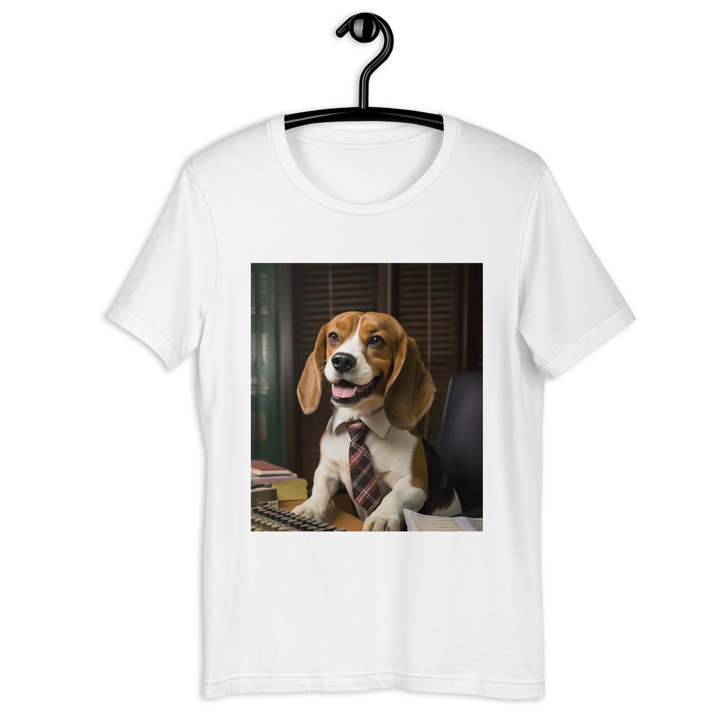 Beagle Accountant Unisex t-shirt