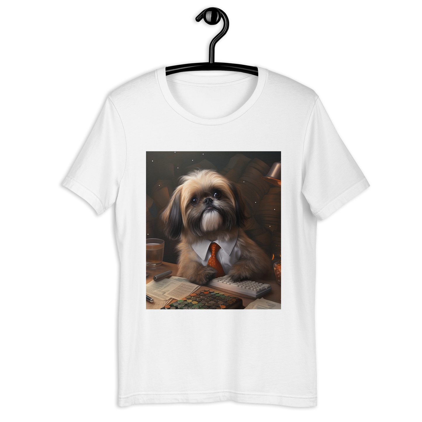 Shih Tzu Accountant Unisex t-shirt