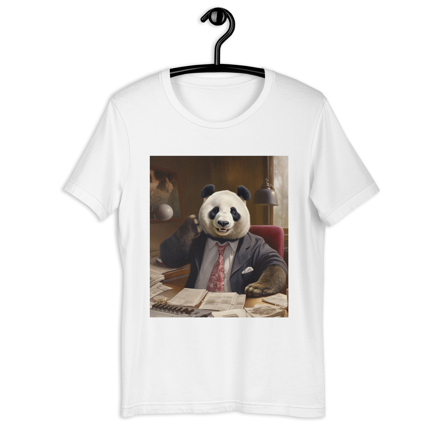 Panda Accountant Unisex t-shirt