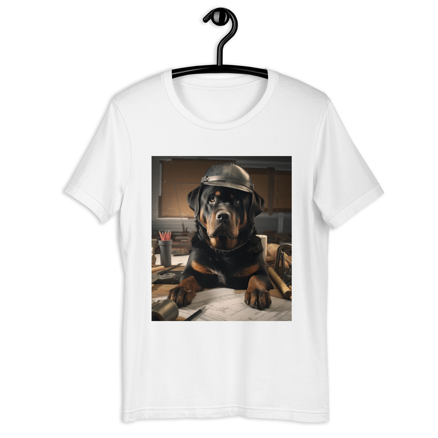 Rottweiler Architect Unisex t-shirt