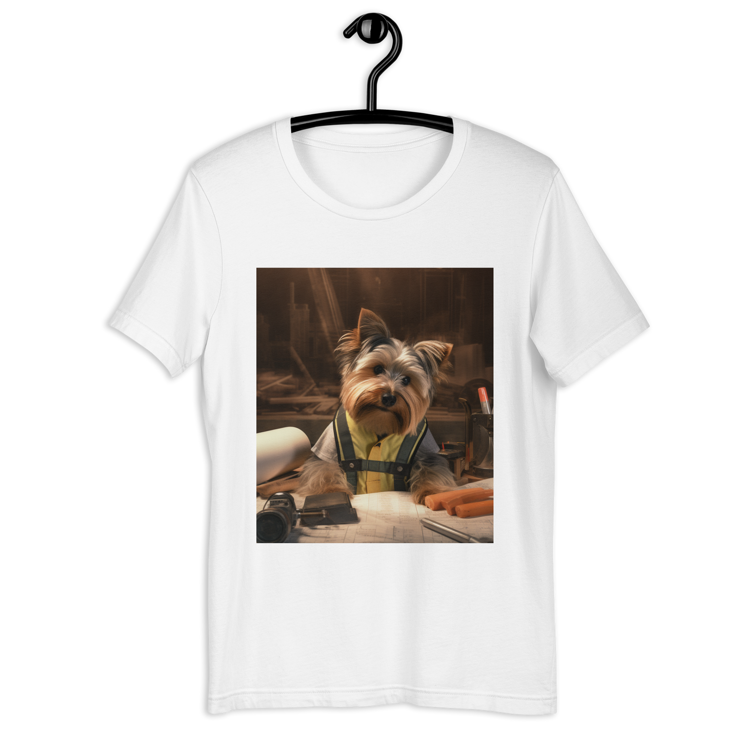 Yorkshire Terrier Architect Unisex t-shirt