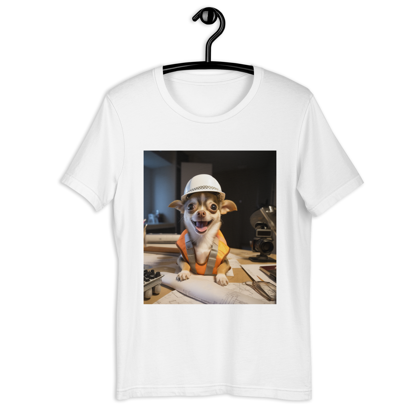 Chihuahua Architect Unisex t-shirt