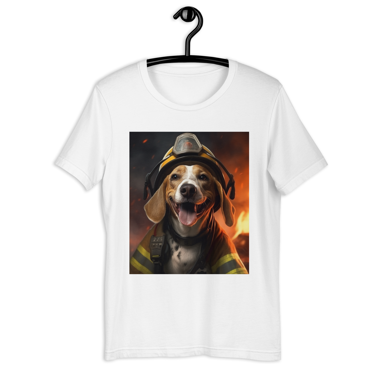 Beagle Firefighter Unisex t-shirt