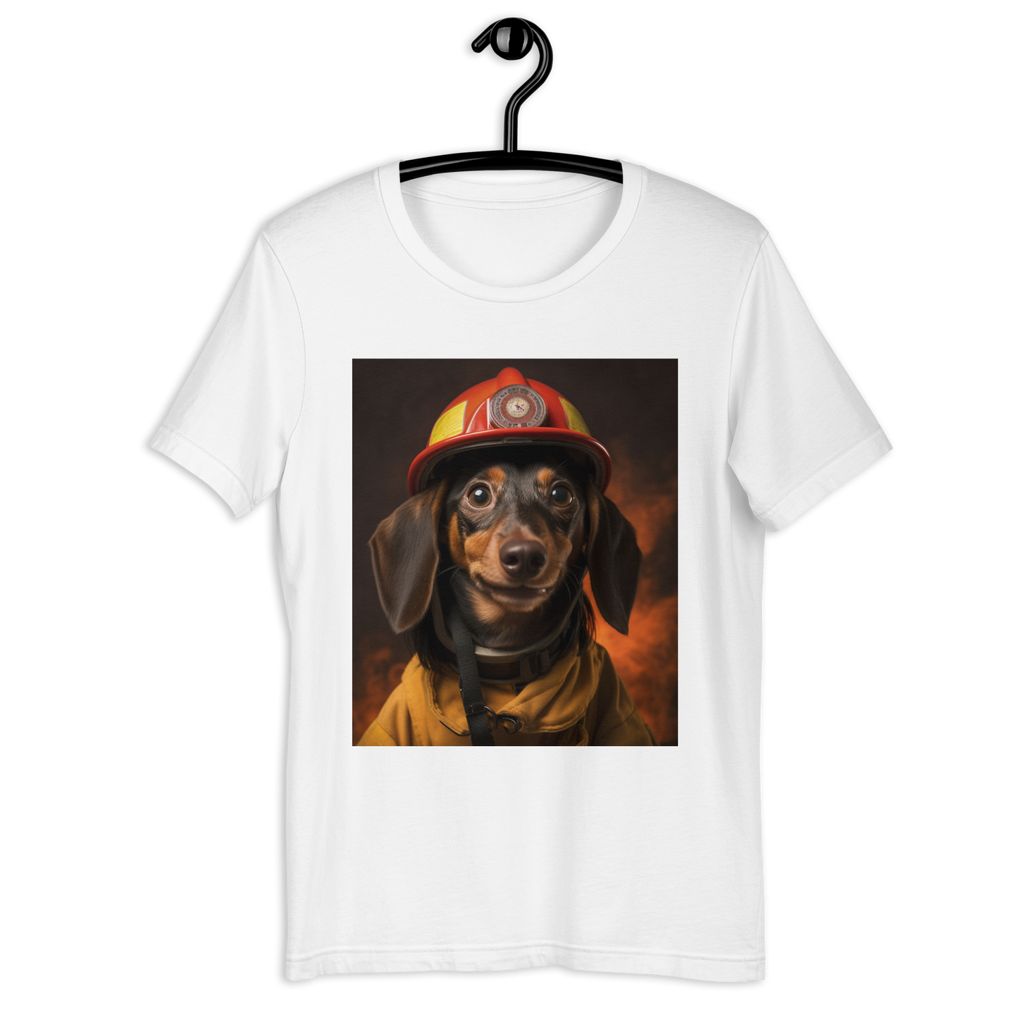 Dachshund Firefighter Unisex t-shirt