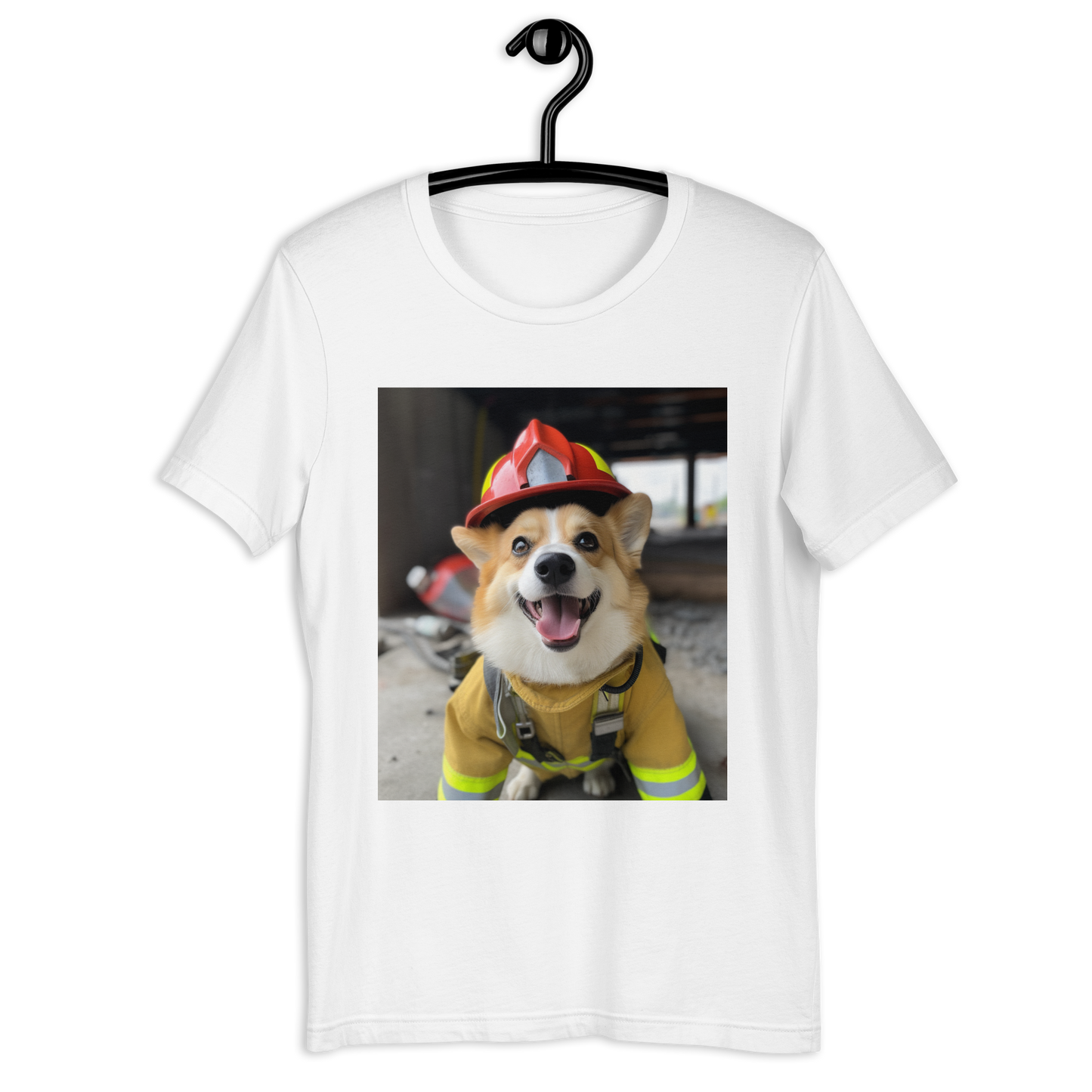 Pembroke Welsh Corgi Firefighter Unisex t-shirt