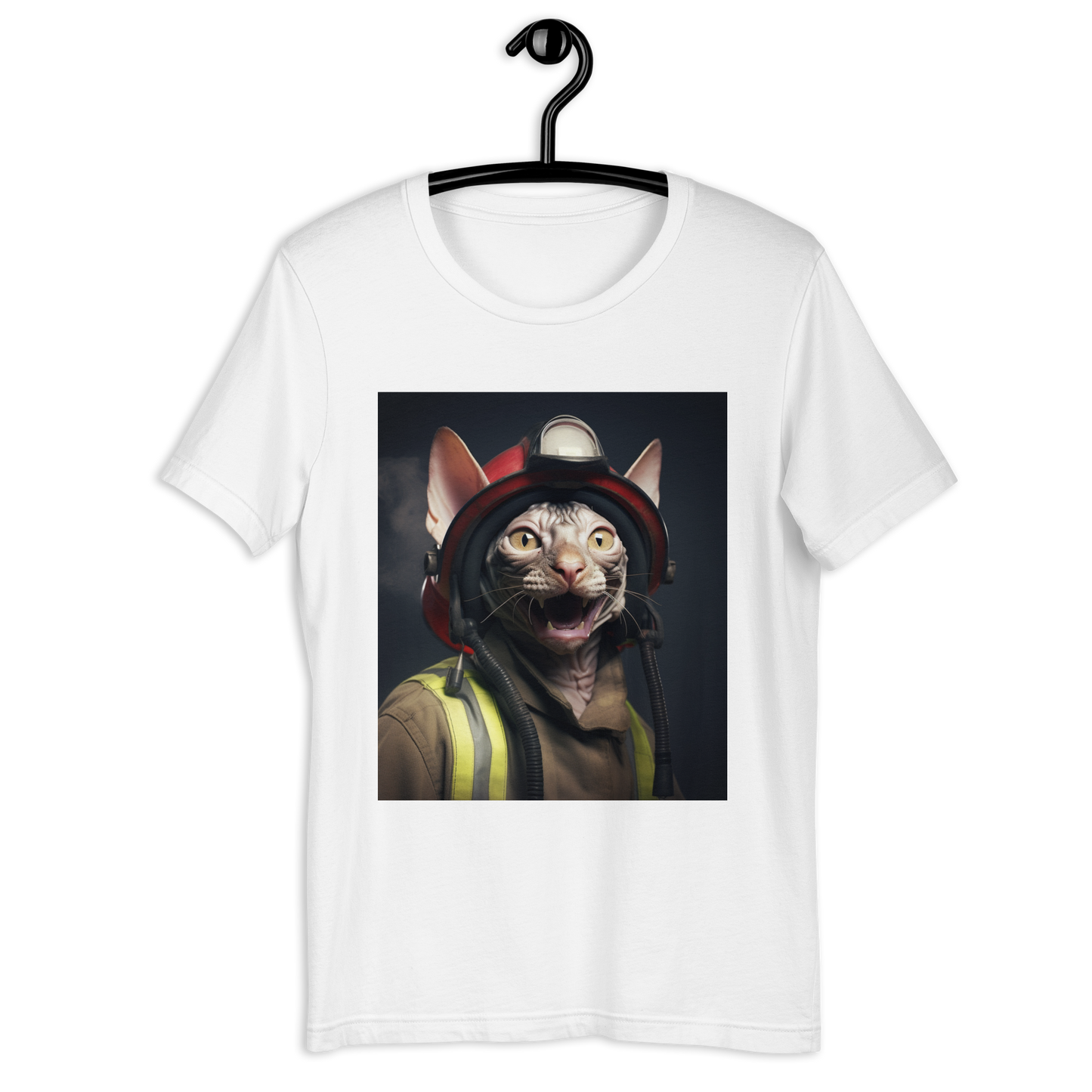 Sphynx Firefighter Unisex t-shirt