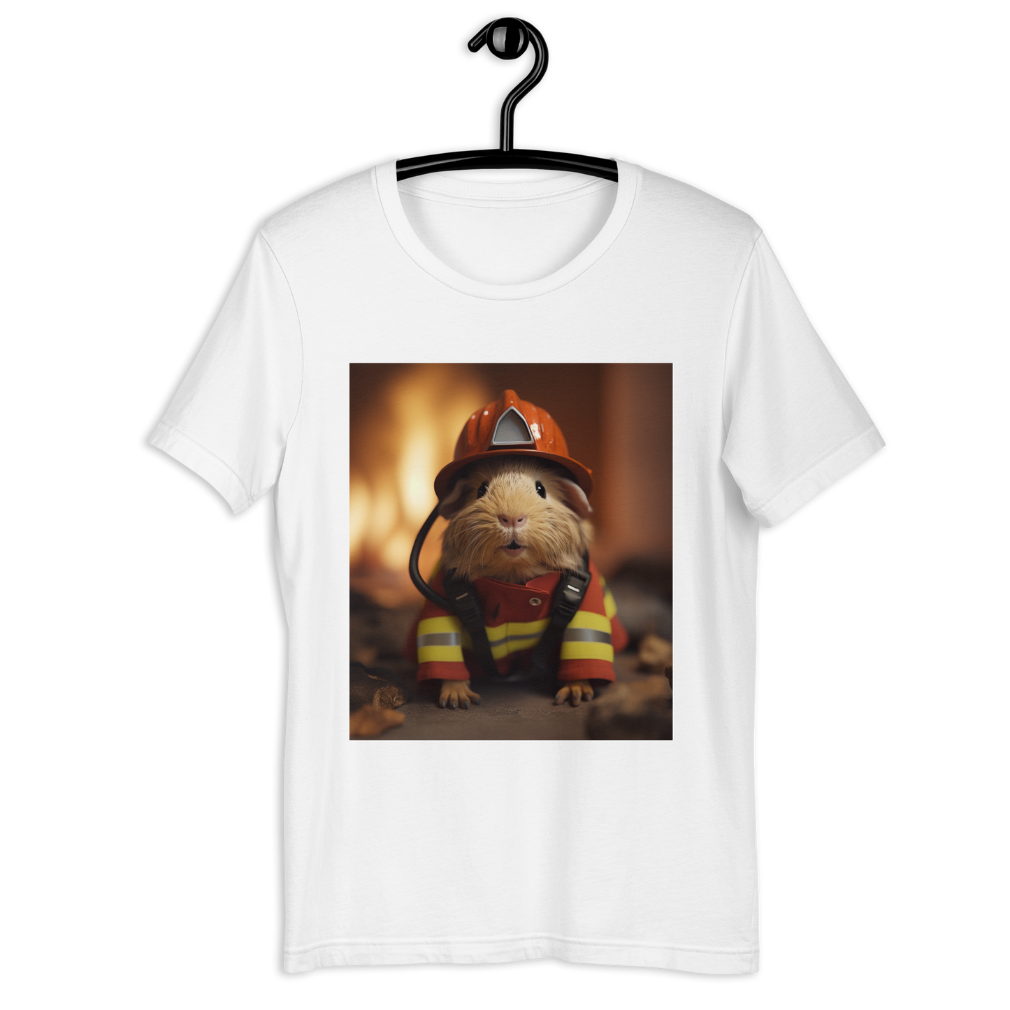 Guinea Pigs Firefighter Unisex t-shirt