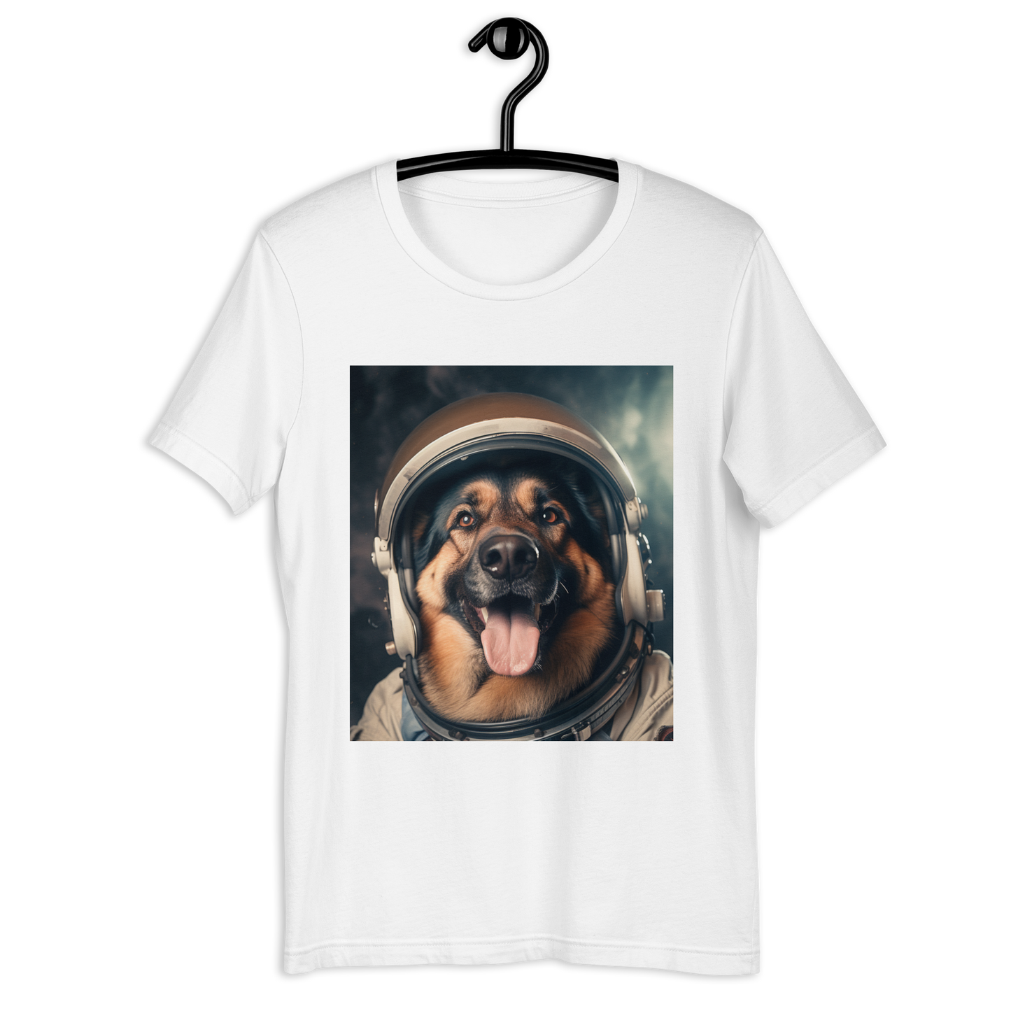 German Shepherd Astronaut Unisex t-shirt