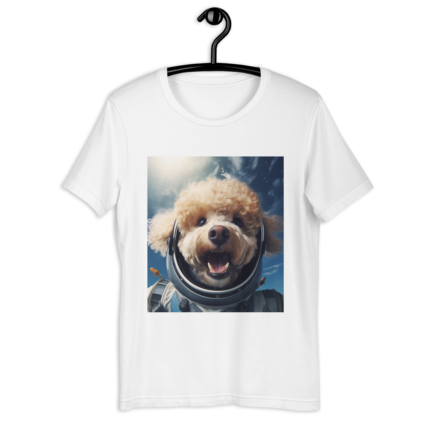 Poodle Astronaut Unisex t-shirt