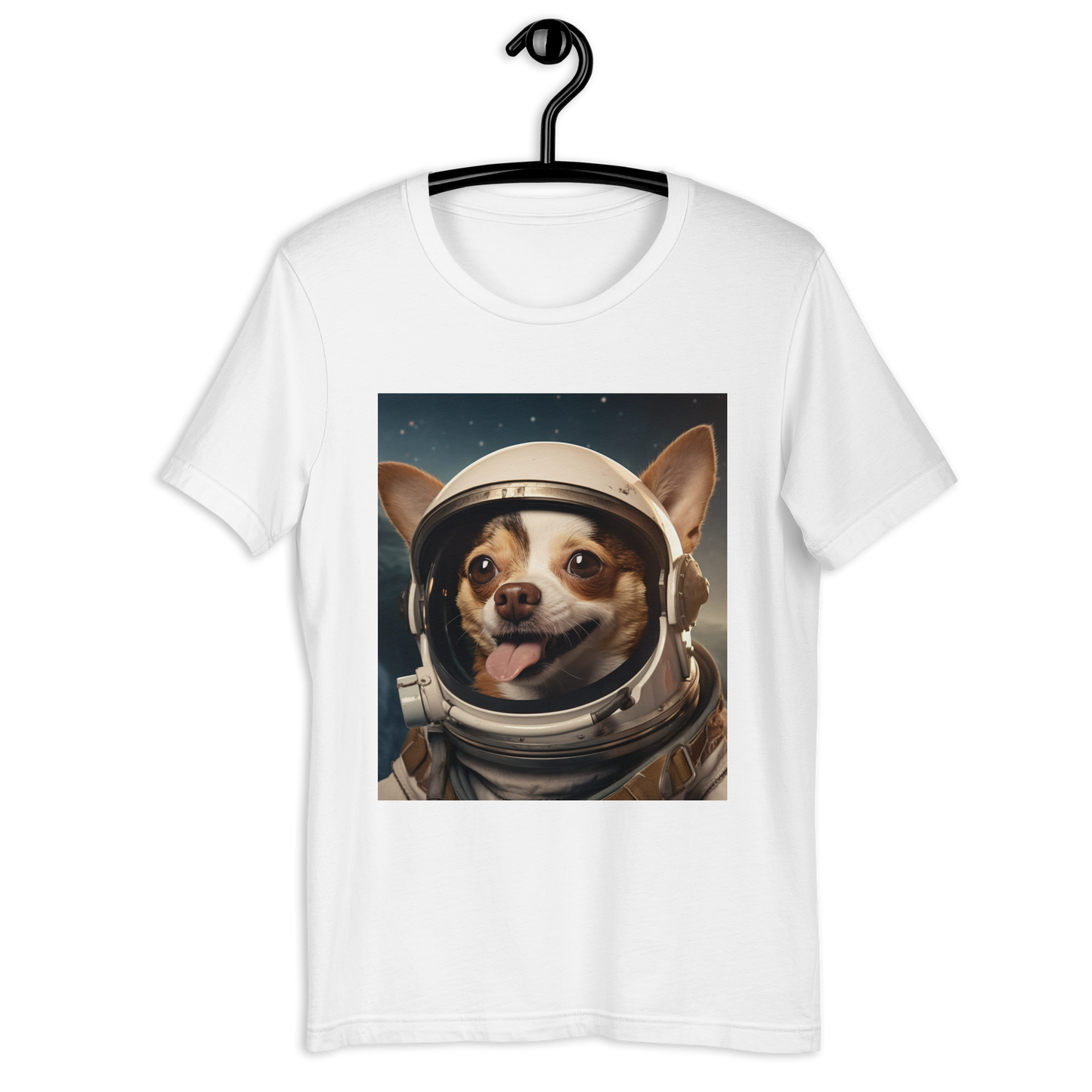 Chihuahua Astronaut Unisex t-shirt