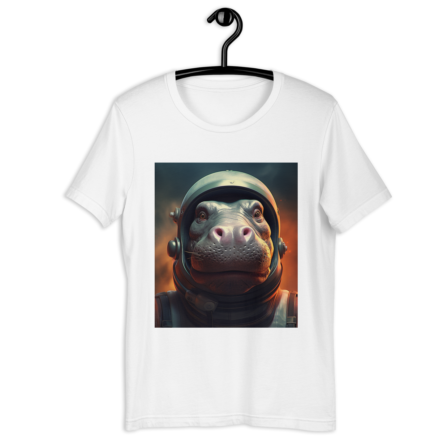 Hippo Astronaut Unisex t-shirt