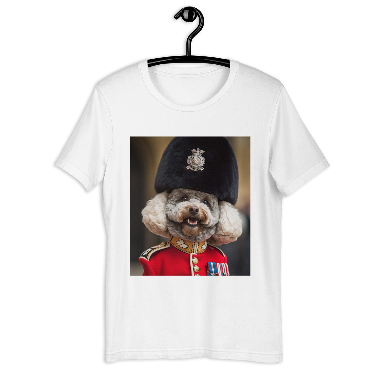 Poodle BritishRoyalGuard Unisex t-shirt