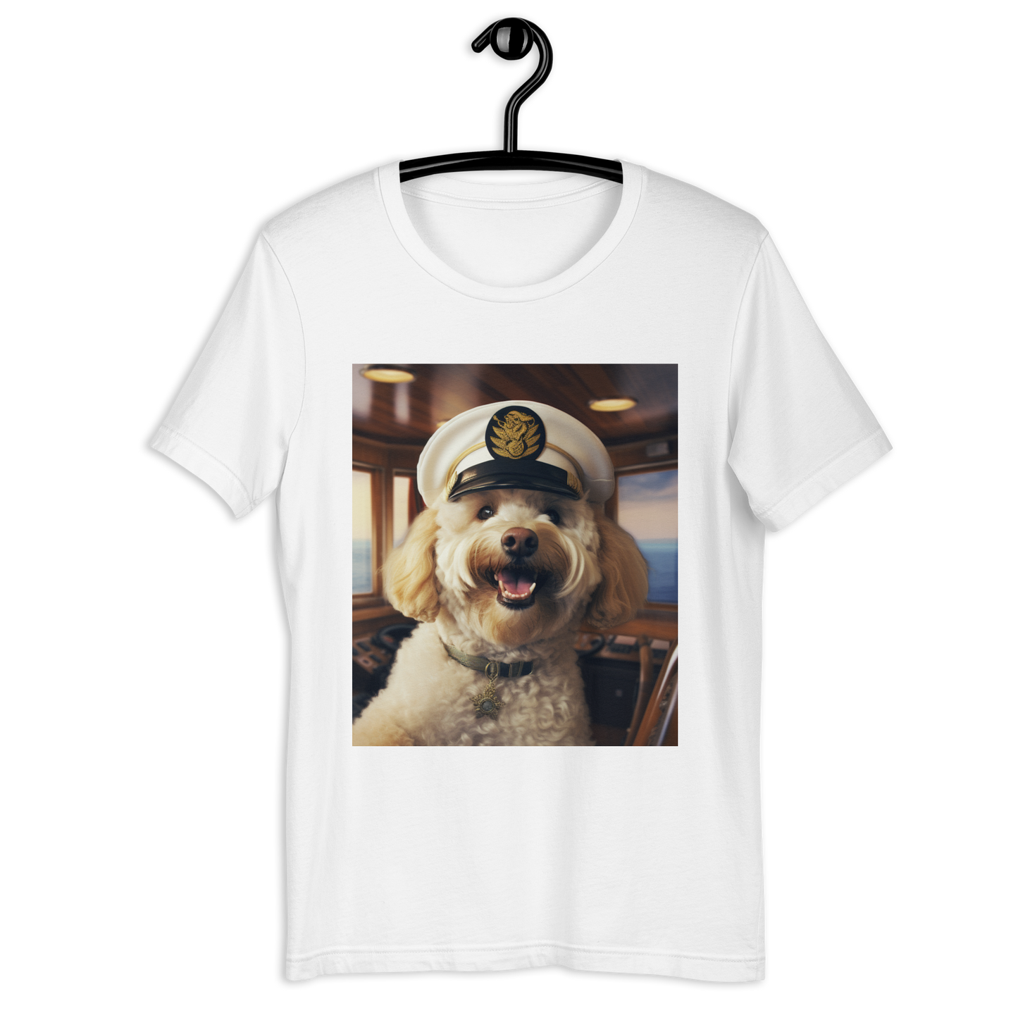 Poodle CruiseShipCaptain Unisex t-shirt