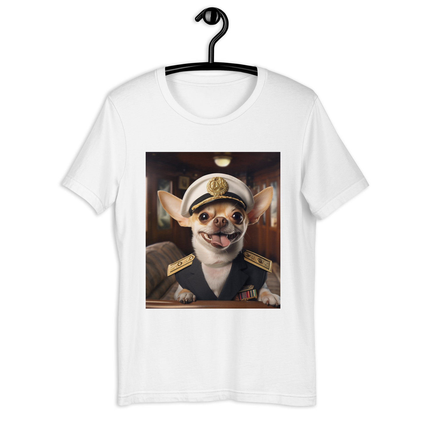 Chihuahua CruiseShipCaptain Unisex t-shirt