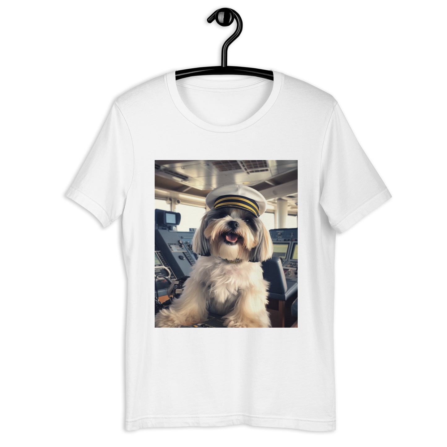 Shih Tzu CruiseShipCaptain Unisex t-shirt