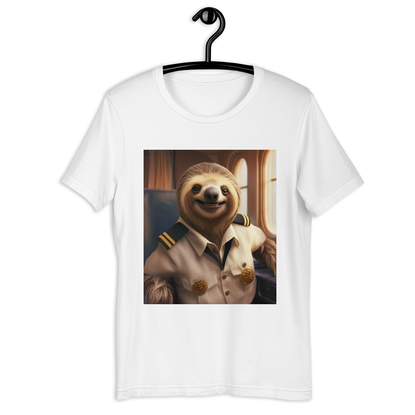 Sloth CruiseShipCaptain Unisex t-shirt