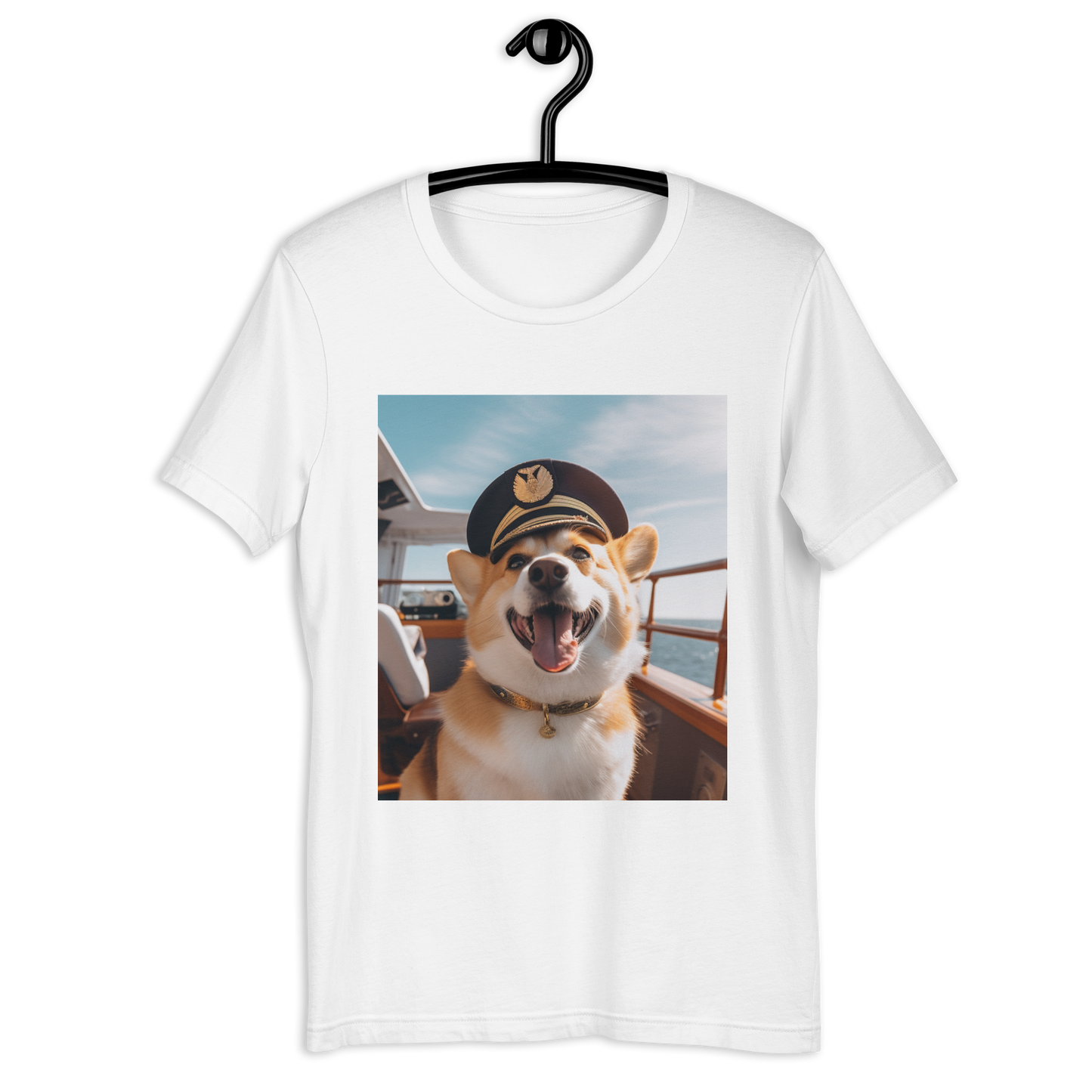 Pembroke Welsh Corgi CruiseShipCaptain Unisex t-shirt