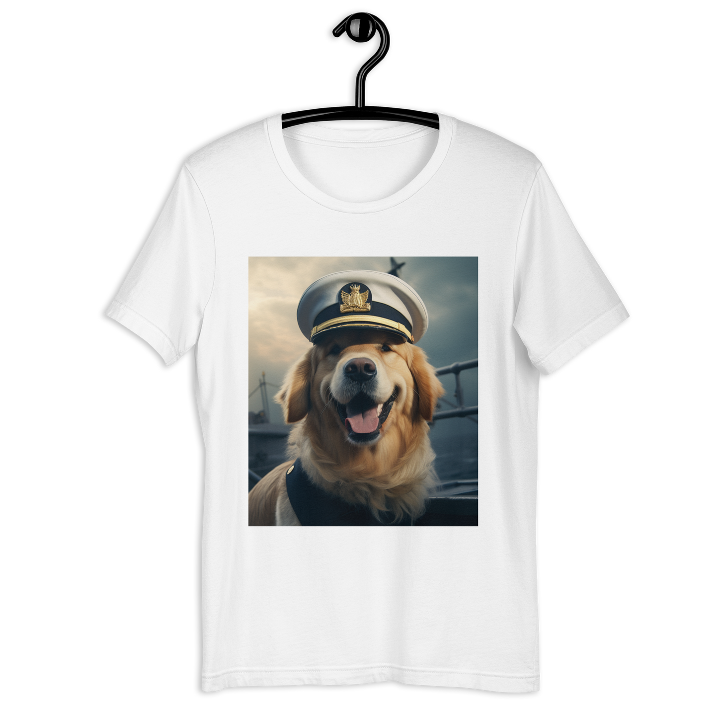 Golden Retriever NavyOfficer Unisex t-shirt