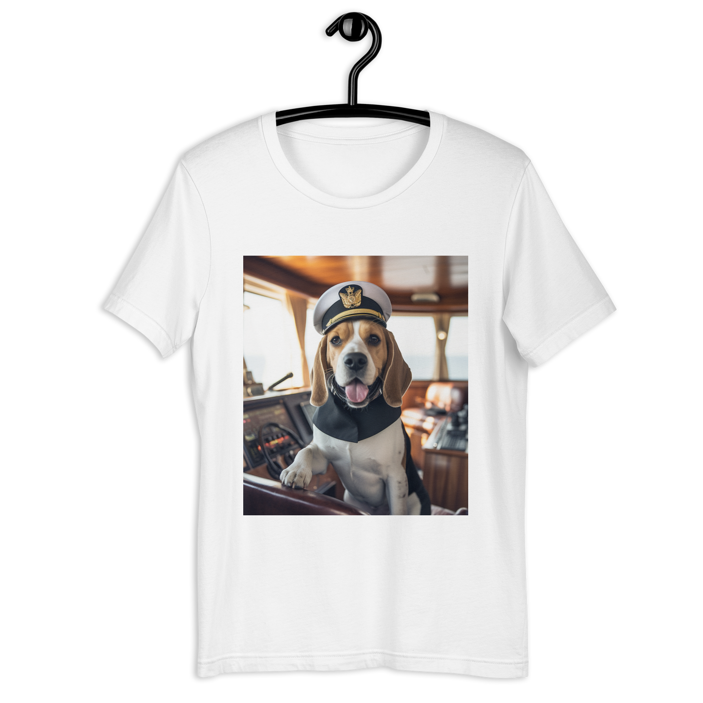 Beagle NavyOfficer Unisex t-shirt