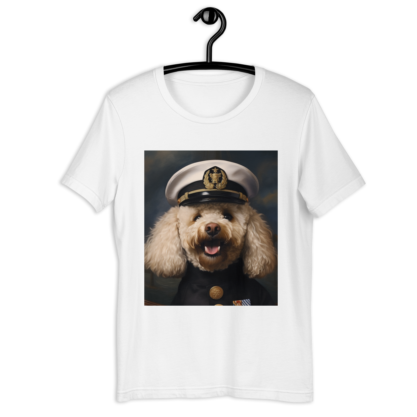 Poodle NavyOfficer Unisex t-shirt