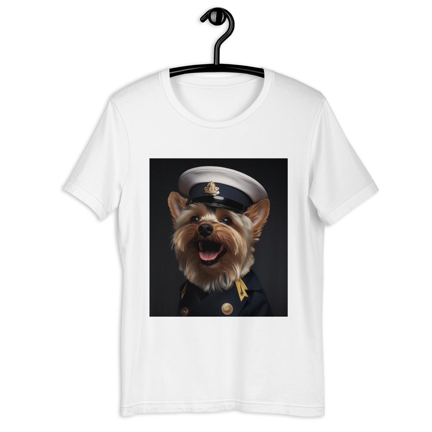 Yorkshire Terrier NavyOfficer Unisex t-shirt