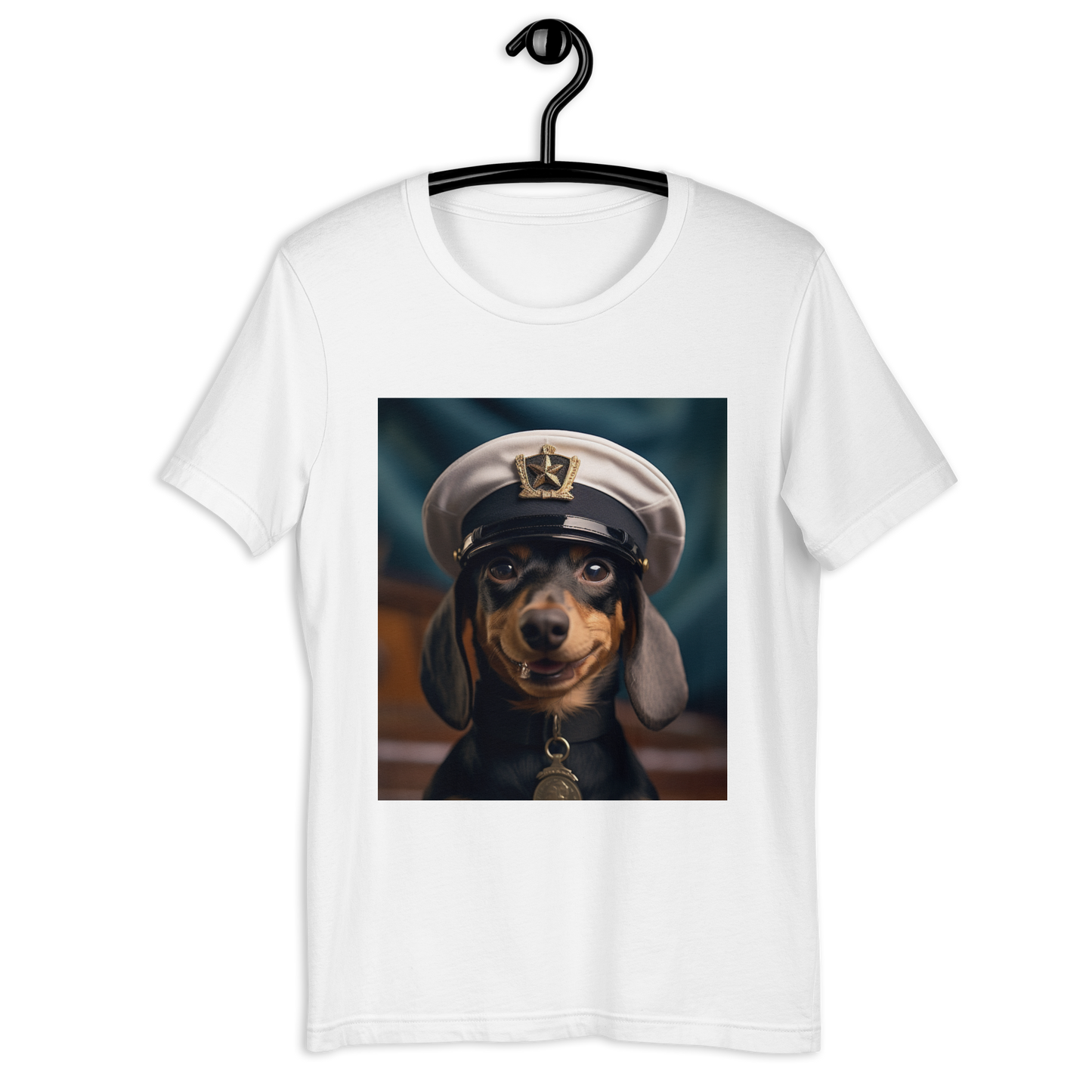 Dachshund NavyOfficer Unisex t-shirt